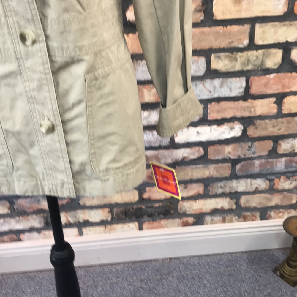 NWT - Issac Mizrah Brown Utility Jacket - Size Medium - Picture 2 of 9